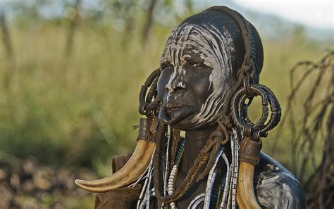 Mursi Woman In Tribal Headdress Photograph By Sandy Schepis
