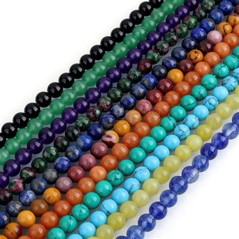 Gemstone Beads Round 4mm - Milky Way Jewelry