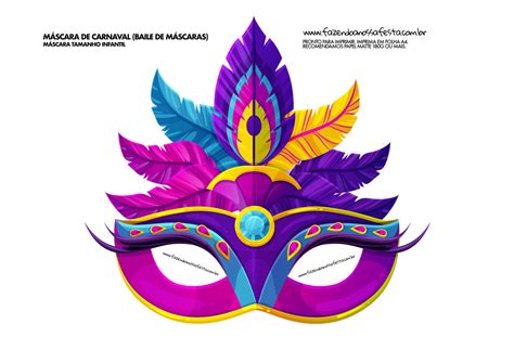 6 Máscaras De Carnaval Imprimibles Bebeazultop