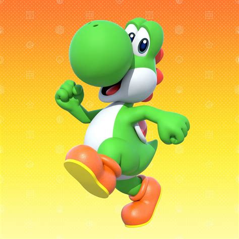 Mario Party 10 Yoshi Character Profile Artwork Official Wii U