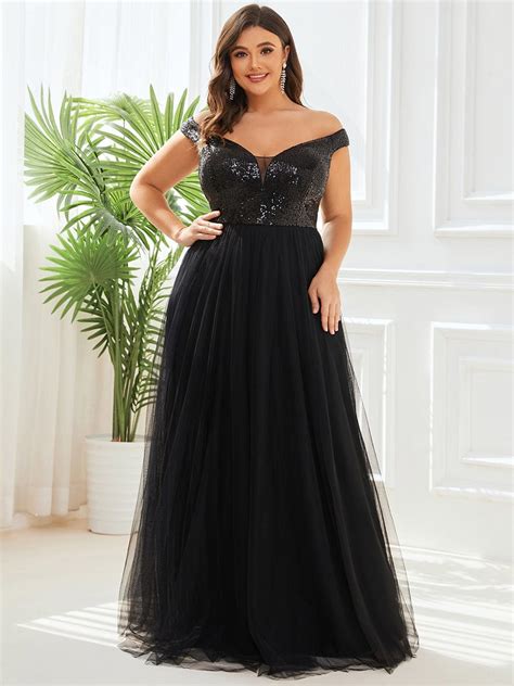 Plus Size Long Sequin Special Occasion Dresses Ever Pretty Us