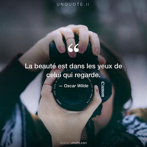 La beauté est dans les yeux... Citation de Oscar Wilde - Unquote