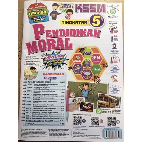 Buku Latihan Nota Kssm Pendidikan Moral Tingkatan Shopee Malaysia My