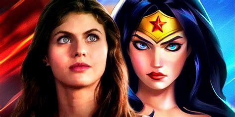 Alexandra Daddario Imagined As Wonder Woman In Gorgeous Dcu Art Tgn