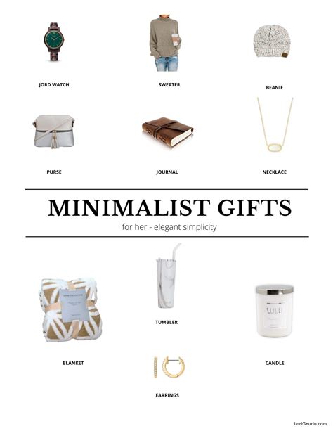 Minimalist Gift Ideas For Her Lorigeurin Com