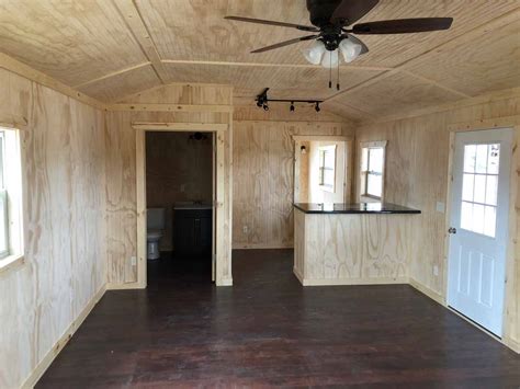 Finished or having been brought to an end. Finished Portable Buildings With Living Quarters ...