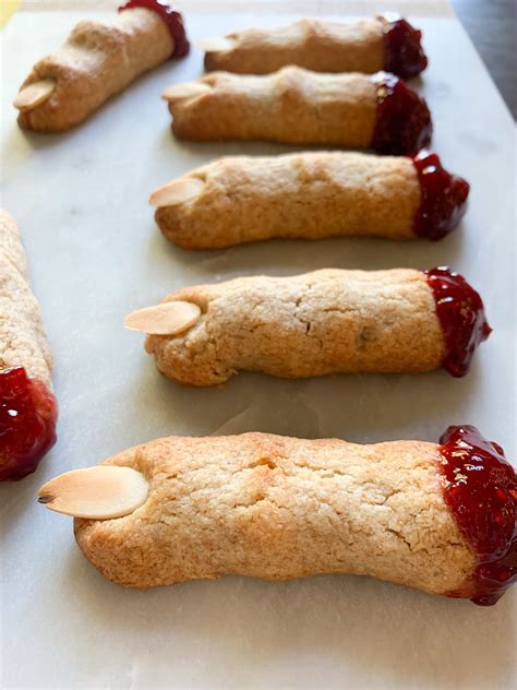 Almond Severed Finger Cookies Sep Cooks