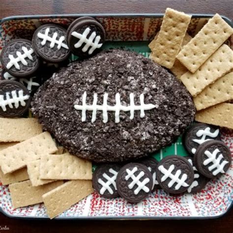 Football Cookies And Cream Cheese Ball Cooking With Carlee