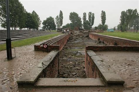 Nachdem himmler im sommer 1942 den weiteren ausbau von auschwitz befohlen hatte, wurde ab 1943 mit vier gaskammern und. File:Auschwitz - Overblijfselen gaskamers.jpg - Wikimedia Commons