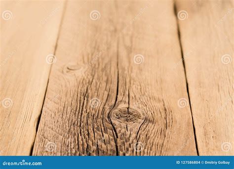 Wood Texture Wooden Plank Grain Background Desk In Perspective Stock