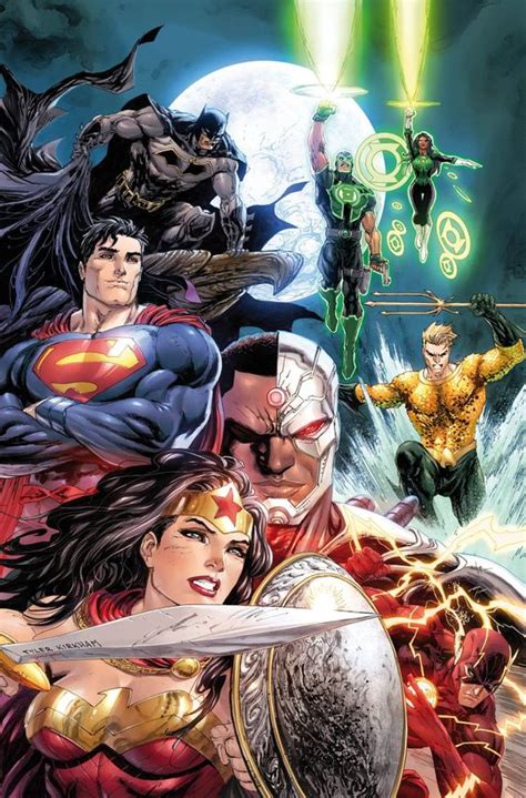 Justice League Rebirth 1 Comic Heroes And Villains