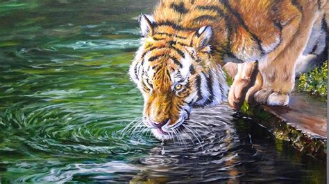 Acrylic Paintings Of Tigers