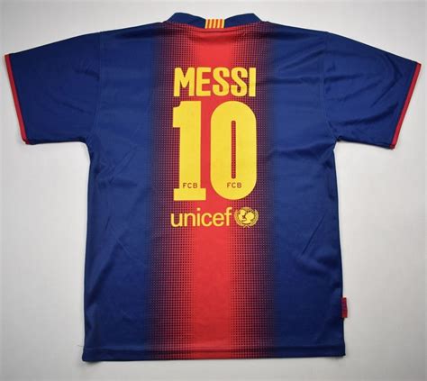 2012 13 Fc Barcelona Messi Shirt M Boys Football Soccer European
