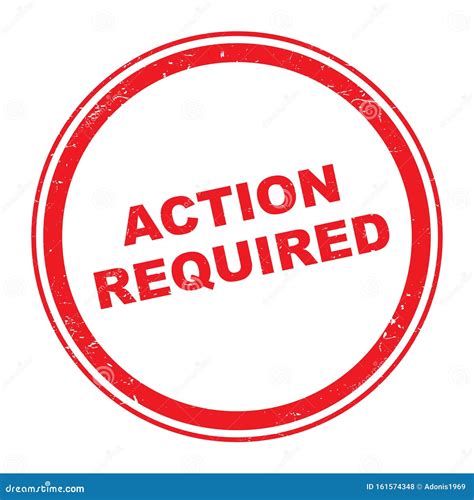 Action Required Stock Illustrations 540 Action Required Stock