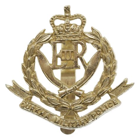 Gurkha Military Police Anodised Staybrite Cap Badge