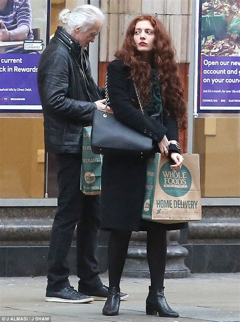 Jimmy Page Steps Out In London With 26 Year Old Girlfriend Scarlett