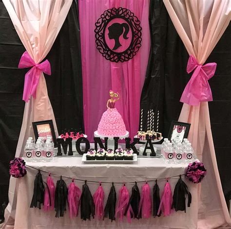 Barbie Birthday Party Ideas Photo Of Barbie Party Decorations