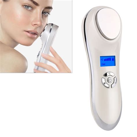 Ofy 7901 Ultrasonic Cryotherapy Hot Cold Hammer Facial Lifting Vibration Massager Face Body
