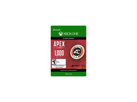 Apex Legends 1000 Coins Xbox One Digital Code