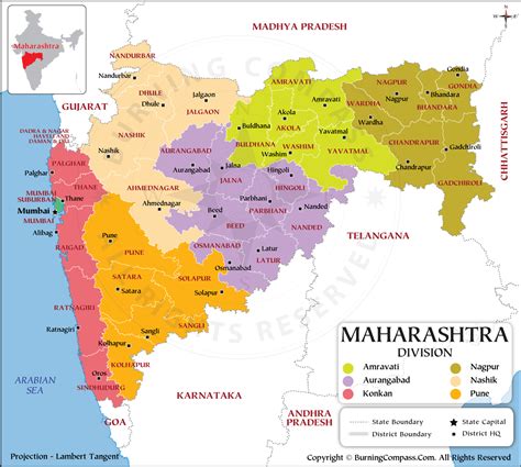 Maharashtra Map Hd Image