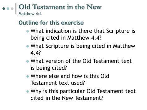 PPT Old Testament In The New Matthew PowerPoint Presentation Free Download ID