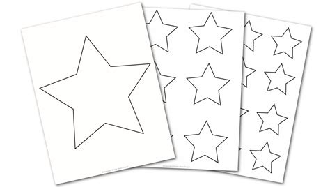 Free Printable Star Template Star Template Printable Star Templates