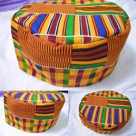 Men Kente Print Dashiki Hippie Boho African Traditional Kufi Hat Cap One Size Ebay African