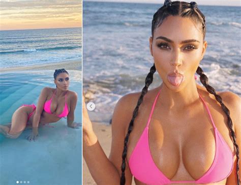 Kim Kardashian West Flaunts Her Bikini Body In Sexy New Photos 24h Beauty