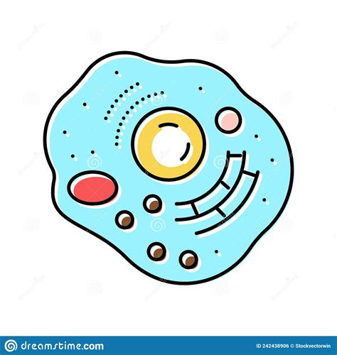 Cell Human Color Icon Vector Illustration Stock Vector Illustration