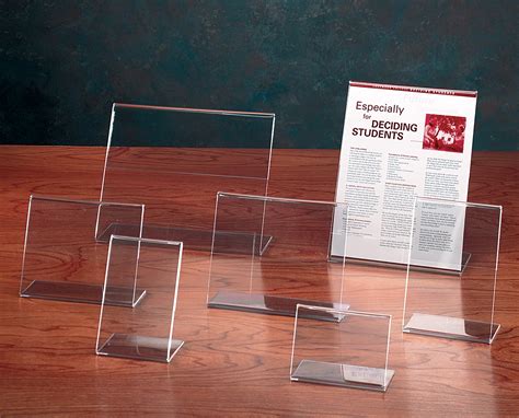 Demco Clear Plastic Single Sided Sign Holders