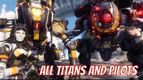 Titanfall 2 All Pilots And Titans From Campaign Youtube
