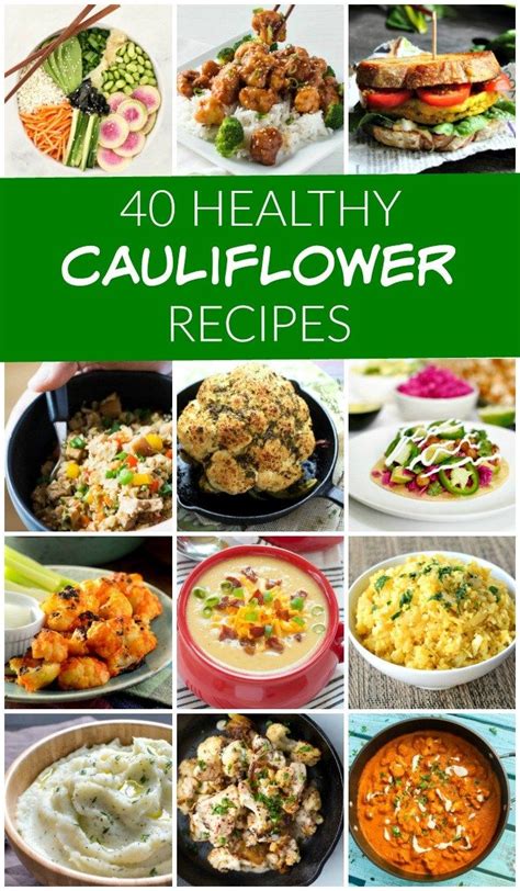 Healthy Cauliflower Recipes Cauliflower Recipes Healthy Cauliflower