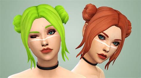 Pickypikachus Poppy Hair In Wms Unnaturals And Dicoatl Sims