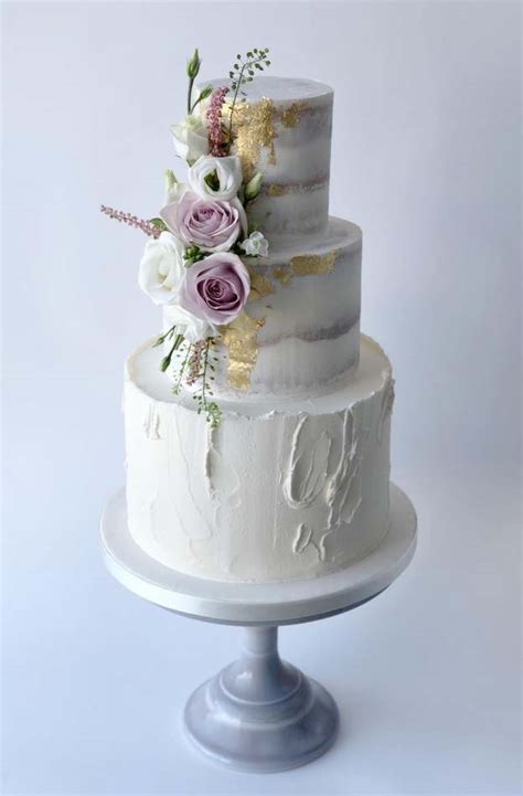 Gold Leaf Duchess Wedding Cake Wedding Cakes