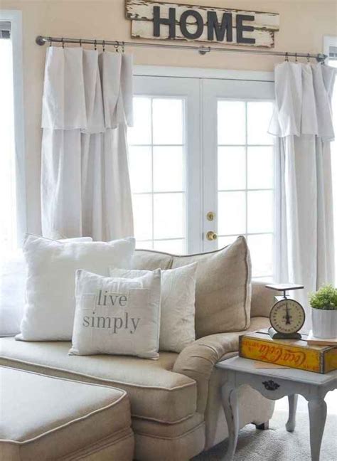 85 Beautiful Farmhouse Living Room Curtains Decor Ideas Wholehomekover