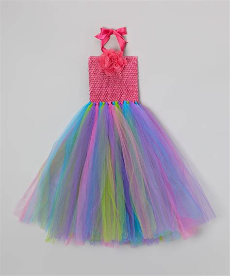 This Rainbow Tutu Dress And Flower Clip Girls By Inspiration Group Is
