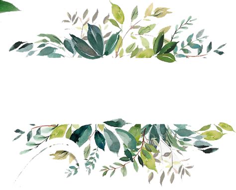 Free Watercolor Leaves Banner Vector Clipart Psd Watercolor Leaf