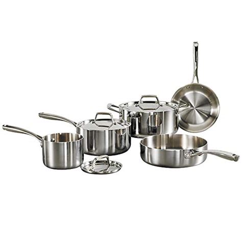 Tramontina 80116597ds Stainless Steel Tri Ply Clad Cookware Set 8