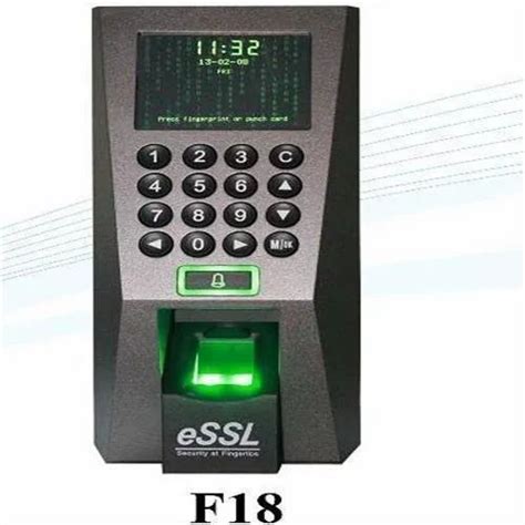 Essl Biometric Fingerprint Attendance Access Control System At Rs 11450