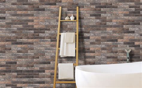 Bristol Dark Brick Effect Tile Outhaus