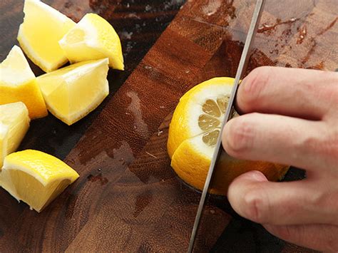 Knife Skills How To Cut Citrus Fruit Into Wedges Slices