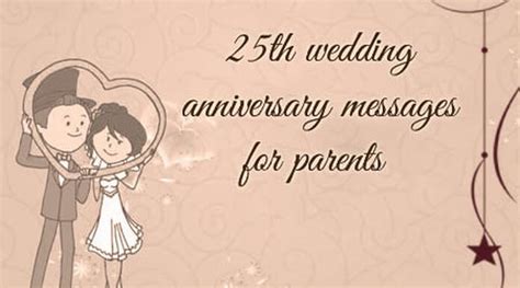 25th Wedding Anniversary Messages For Parents