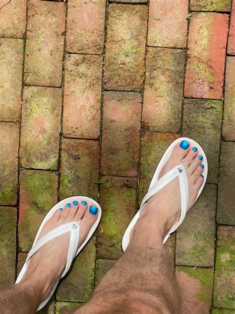 Pin By Randall Gardner On My Pedicures Manicures Beautiful Toes Mens Flip Flops Mens Nails