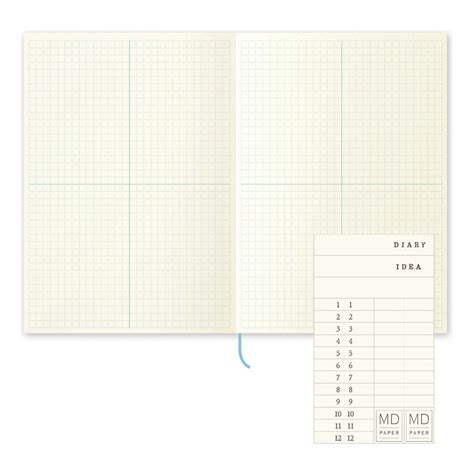 Midori Md Notebook A5 Grid Block Wonder Pens