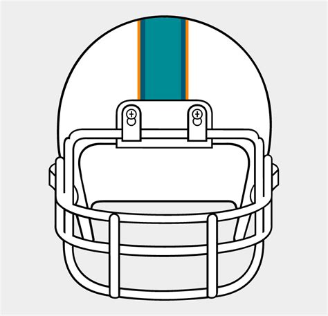 Football Helmet Clipart Outline Mgp Animation