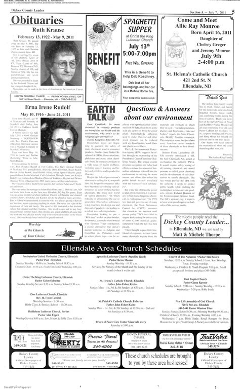 Dickey County Leader July 7, 2011: Page 3