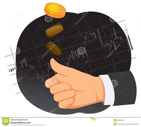 Heads Or Tails Stock Vector Illustration Of Businessman 50608768