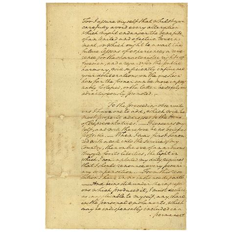 George Washingtons First Inaugural Address 1789