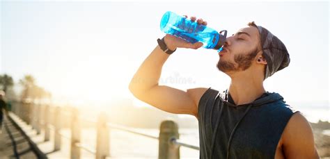 Water Is The Most Important Nutrient For Active People Shot Of A