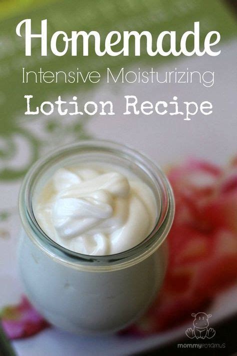 How To Make Intensive Moisturizing Lotion Video Tutorial Homemade Lotion Recipe Lotion